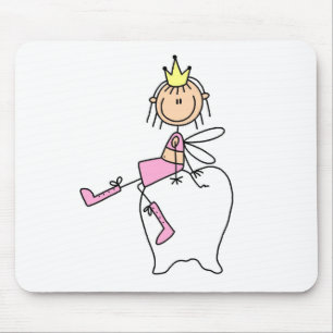 Tooth Fairy Sits On A Tooth Mousepad