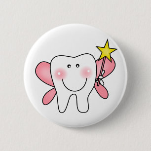 Tooth Fairy Tshirts and Gifts 6 Cm Round Badge