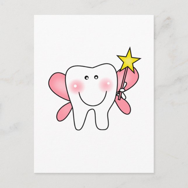 Tooth Fairy Tshirts and Gifts Postcard (Front)