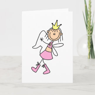 Tooth Fairy With Her Hands Full Card