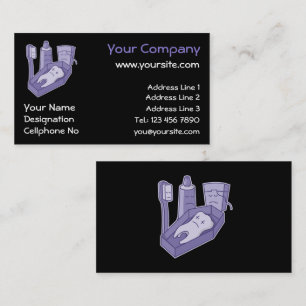 Tooth Funeral Business Card