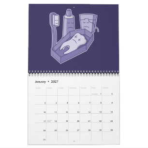 Tooth Funeral Calendar