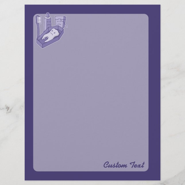 Tooth Funeral Flyer (Front)