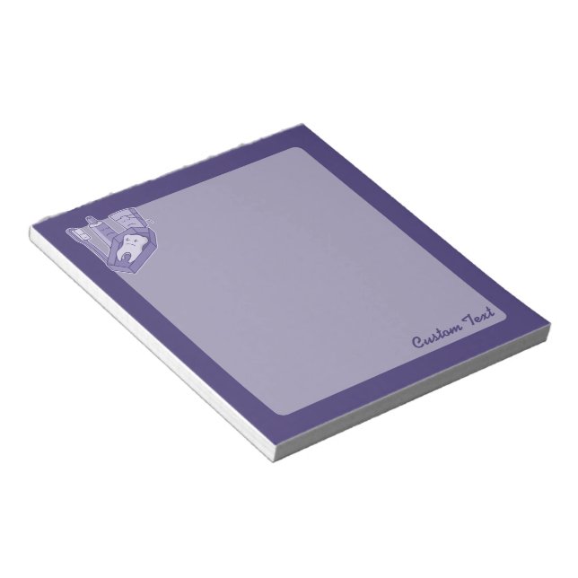 Tooth Funeral Notepad (Angled)