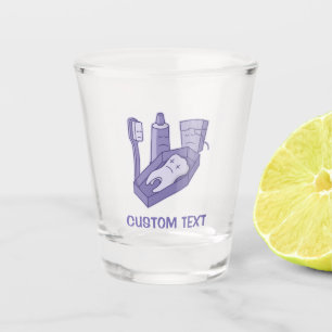Tooth Funeral Shot Glass