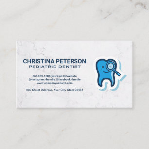Tooth Icon Appointment Card