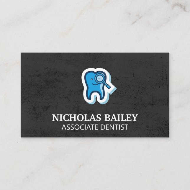 Tooth Icon Business Card (Front)