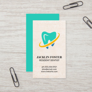 Tooth Icon Business Card