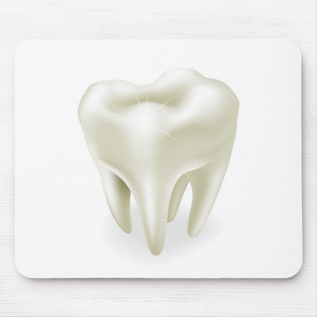 Tooth illustration mouse mat (Front)