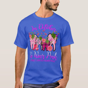 Tooth In October We Wear Pink Breast Cancer Awaren T-Shirt