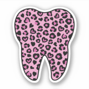 Tooth Leopard Print, Gift for Dental Assistant