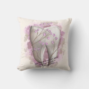 Tooth Painting. Dentist, Dental Assistant Template Cushion