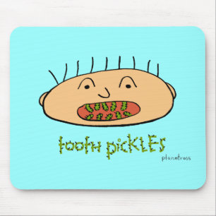 tooth pickles mouse mat