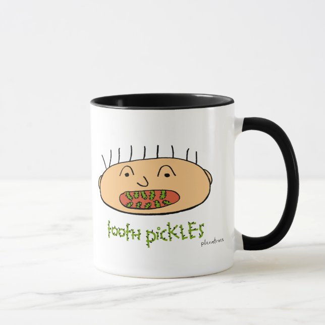 tooth pickles mug (Right)