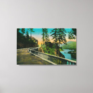Tooth Rock on Columbia RiverColumbia River, OR Canvas Print