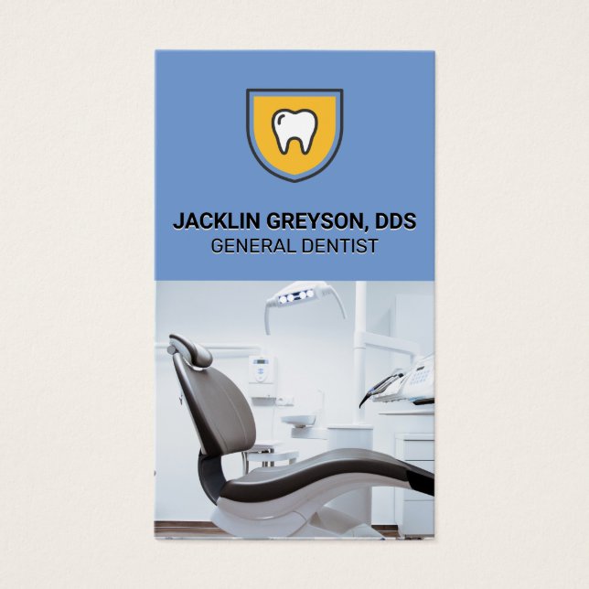 Tooth Shield Icon | Dental Office (Front)