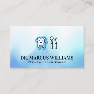 Tooth Sparkle   Dental Tools Business Card