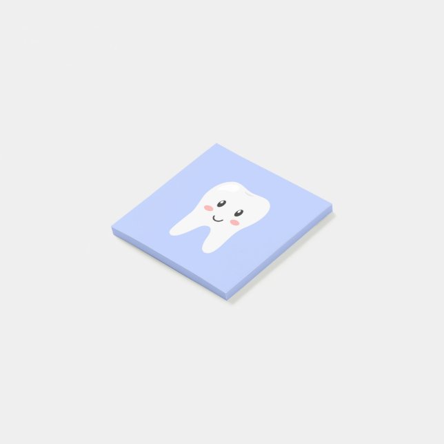 Tooth Sticky Note (Angled)
