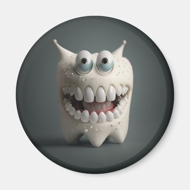 Tooth teeth, magnet (Front)