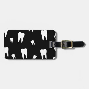 Tooth wallpaper luggage tag