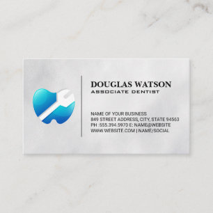 Tooth Wrench Logo Business Card