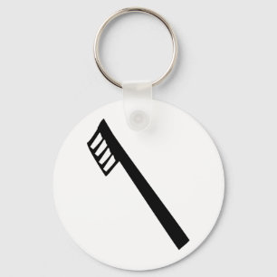 toothbrush icon key ring