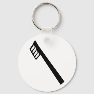toothbrush icon key ring
