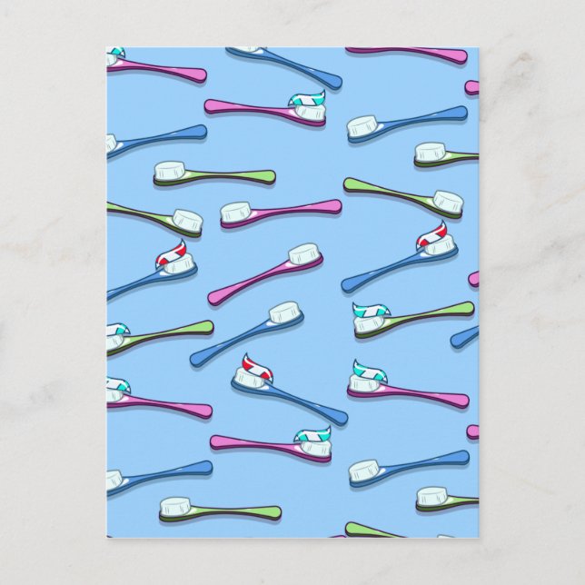 Toothbrushes Postcard (Front)
