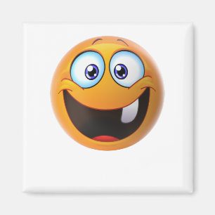 Toothless Smile Yellow Magnet