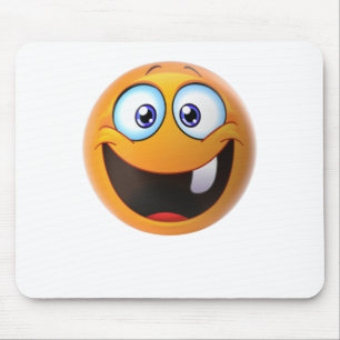 Toothless Smile Yellow Mouse Mat