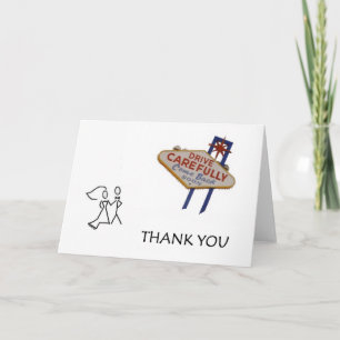 Toothpick B&G Thank you Vegas Cards