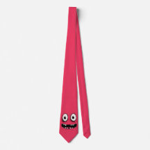 Toothy Pink Monster – Goofy Cartoon Face Design