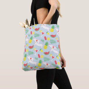 Tootie Fruity Dachshund Cutie Beach Bag Doxie