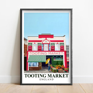 Tooting Print -Tooting Market Art -Tooting London