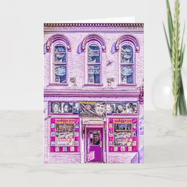 Tootsie's Orchid Lounge Greeting Card (Front)