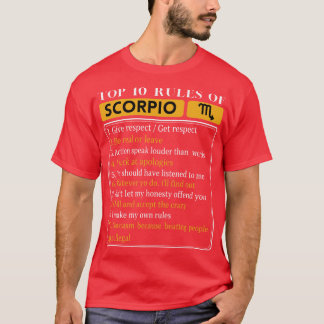 Top 10 rules of Scorpio Funny Scorpio Facts Zodiac