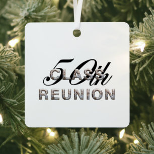 TOP 50th Class Reunion Metal Ornament