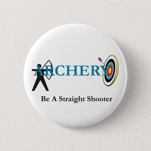 TOP Archery 6 Cm Round Badge (Front)