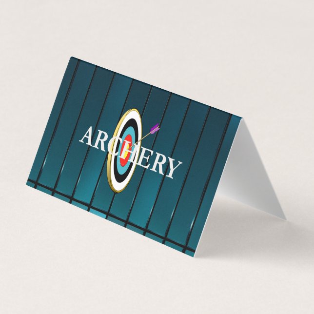 TOP Archery Business Card (Back)