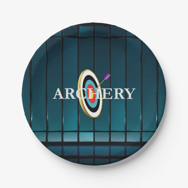 TOP Archery Paper Plate (Front)