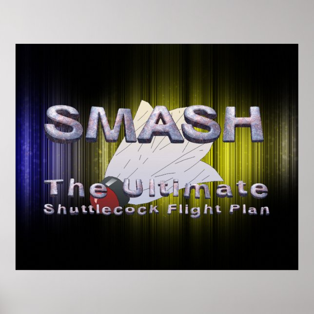 TOP Badminton Slogan Poster (Front)