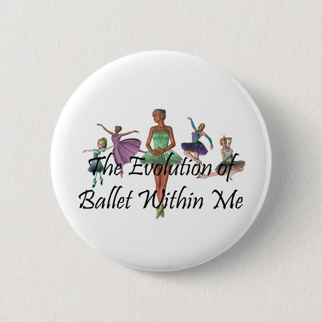 TOP Ballet Within Me 6 Cm Round Badge (Front)