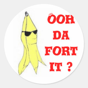 Top Banana Classic Round Sticker
