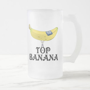 Top Banana - Customised Frosted Glass Beer Mug