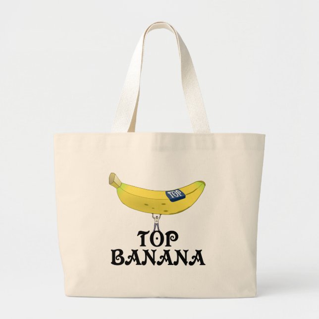 Top Banana Large Tote Bag (Front)