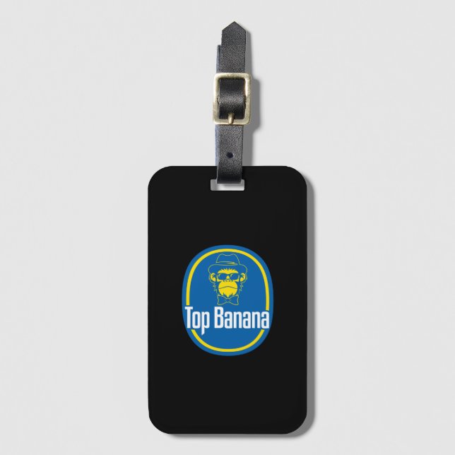 Top Banana Luggage Tag (Front Vertical)