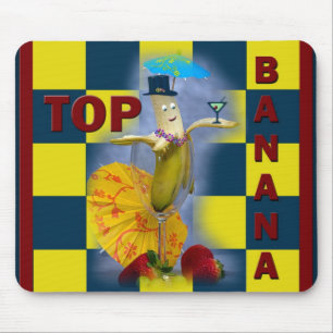 Top Banana Mouse Mat