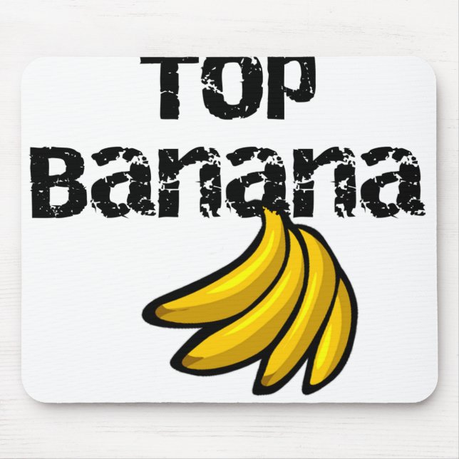 Top Banana Mouse Mat (Front)