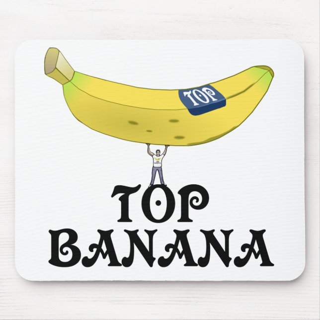 Top Banana Mouse Mat (Front)