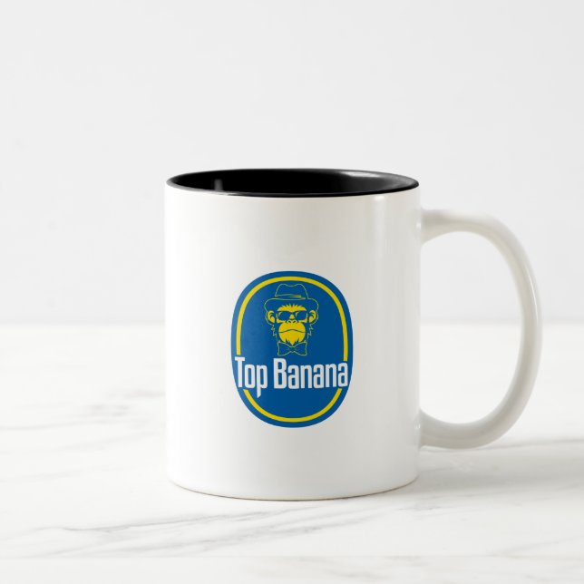 Top Banana Two-Tone Coffee Mug (Right)